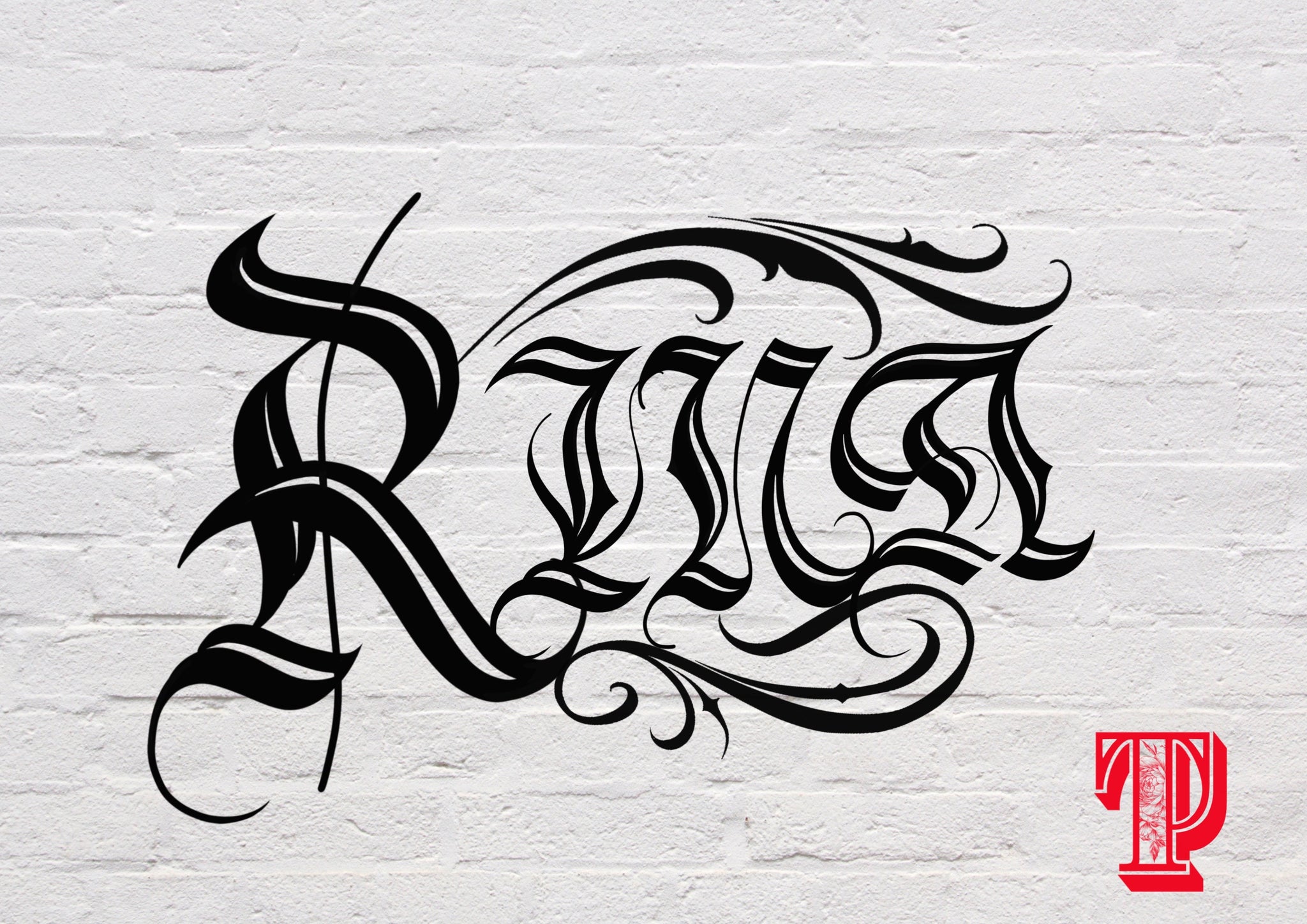 Chicano Lettering Pack vol.2, 9 Alphabets, 234 Chicano Gothic/Tattoo Letters brushes for Procreate,