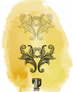 Frames and filigrees vol. 2 -  71 brushes stamps for procreate, tattoo stencil, outline version, for IPad and Ipad pro