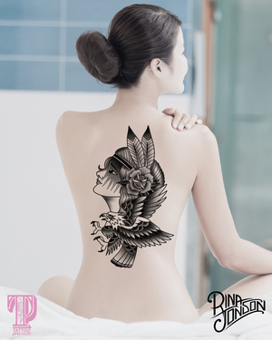 50 Traditional Tattoo Girls & Boys Brushes for Procreate,
