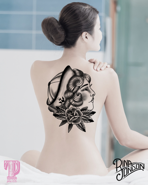 50 Traditional Tattoo Girls & Boys Brushes for Procreate,