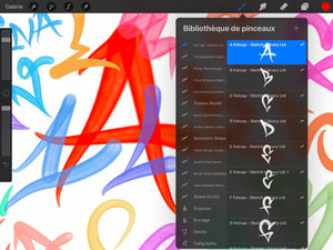Graffiti Lettering // Brushes for Procreate